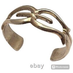 Bracelet en argent sterling de style Navajo vintage fascinant