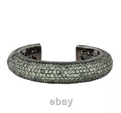Bracelet manchette MCL Matthew Campbell Laurenza en argent sterling 925 et saphir