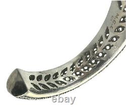 Bracelet manchette MCL Matthew Campbell Laurenza en argent sterling 925 et saphir