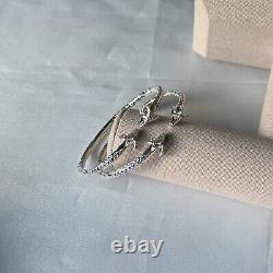 Bracelets épais en argent sterling 925 solide avec extrémités de bélier, 1 paire