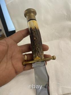 COUTEAU DE CHASSE FAIT À LA MAIN CASE XX KODIAK USA. Sans fourreau