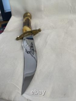 COUTEAU DE CHASSE FAIT À LA MAIN CASE XX KODIAK USA. Sans fourreau