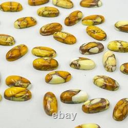 Cabochon ovale long en cuivre turquoise Daliha AAA+ gemme loose