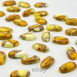 Cabochon ovale long en cuivre turquoise Daliha AAA+ gemme loose