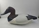 Canard En Bois Fait Main Et Peint à La Main Par Mark Jones, Signé 1989