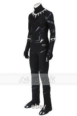 Captain America 3 CIVIL War Costume Black Panther Costume Halloween Costume Plus Chaussures