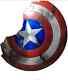 Captain America Bouclier Cassé Bouclier En Acier Et Cuir Fait Main Pour Le Jeu De Rôle Et Le Cosplay
