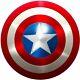Captain America Shield Metal Prop Replica Écran Précis 11 Bouclier À L'échelle