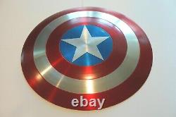 Captain America Shield Metal Prop Replica Écran Précis 11 Bouclier À L'échelle