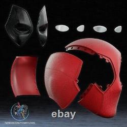 Casque Deadpool Cosplay fidèle à l'écran Version Texturée DP3 2024