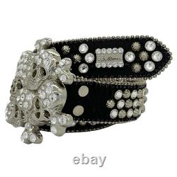 Ceinture BB Simon Crâne Rouge 100% Authentique Taille 28 44