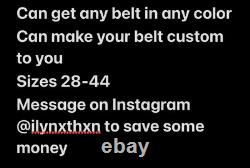 Ceinture BB Simon Zafirah & Chrome 100% Authentique Taille 28 44