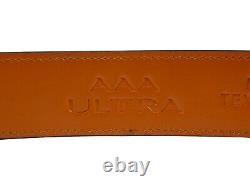 Ceinture en cuir d'alligator bleu véritable AAA ULTRA daim fait main (Fabriqué aux États-Unis)