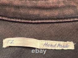 Chemise en perles snap western faite à la main Medium Teleria Zed Roper dégradé rouge Italie