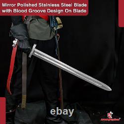 Collection de nouvelles épées en acier damassé vikings et anglo-saxon historiques