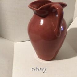 Confectionné Main Kentucky Tall Pottery Vase 2 Poignées 9 1/2 Hauteur