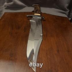 Couteau de camping fait main Charles Clifton 15 étui sur mesure Couteau de camping fait main Charles Clifton 15 étui sur mesure