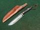 Couteau De Chasse Bowie Fixe Dodson #3 Vintage Sur Mesure Fait à La Main Aux États-unis