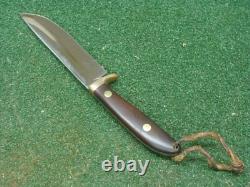 Couteau de chasse Bowie fixe DODSON #3 vintage sur mesure fait à la main aux États-Unis