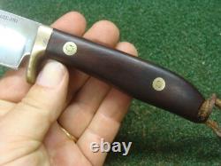 Couteau de chasse Bowie fixe DODSON #3 vintage sur mesure fait à la main aux États-Unis