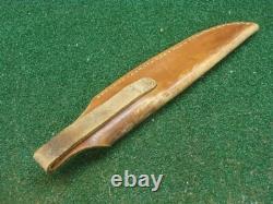 Couteau de chasse Bowie fixe DODSON #3 vintage sur mesure fait à la main aux États-Unis
