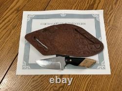 Couteau de chasse / EDC personnalisé fait main lame en acier forgé 5160