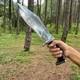 Couteau De Survie Bowie En Acier Carbone Fait à La Main Sur Mesure, Couteau De Chasse, Camping