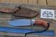 Couteau De Survie De Chasse Bushcraft D'élite Fait à La Main Sur Mesure, étui Rare