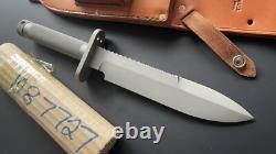 Couteau de survie personnalisé Robert Parrish 8 avec étui en cuir