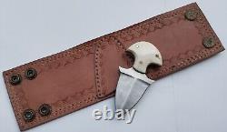 Couteau fait main sur mesure avec bande en cuir. (LOT de 25 pcs)