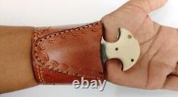 Couteau fait main sur mesure avec bande en cuir. (LOT de 25 pcs)