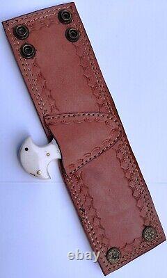 Couteau fait main sur mesure avec bande en cuir. (LOT de 25 pcs)