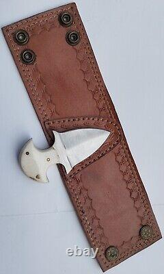 Couteau fait main sur mesure avec bande en cuir. (LOT de 25 pcs)