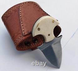 Couteau fait main sur mesure avec bande en cuir. (LOT de 25 pcs)