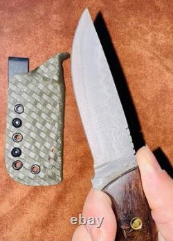 Couteaux faits main en acier aiguisé aux États-Unis. Chasse / Usage quotidien