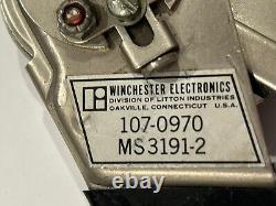 Crimpeuse manuelle à cliquet Winchester Electronics 107-0970 MS3191-2 Fabriquée aux États-Unis