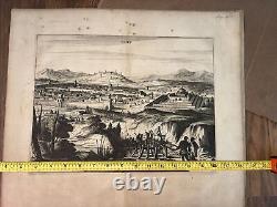 Cusco Cuzco Pérou Amérique du Sud Gravure Montanus 1671