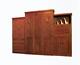 Custom Built Usa Hand Made To Order Queen Wall Bed Solid Wood Murphy Bed
