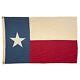 Drapeau Du Texas En Lin 100% Cousu, Teint à La Main, Style Vintage Usé, Fabriqué Aux États-unis