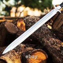 Épée en acier sur mesure, pleine tang avec fourreau - Meilleur cadeau d'anniversaire