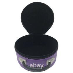 Étui à chapeau/casquette maçonnique cryptique royal et sélectionné violet FAIT À LA MAIN
