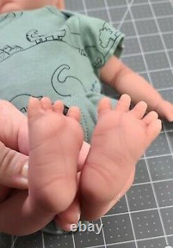 Fabriqué Aux États-unis 14 Corps Complet Silicone Baby Girl Doll Sabrina