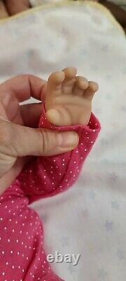 Fabriqué Aux États-unis 18 Nouveau-né Preemie Corps Complet Silicone Baby Girl Doll Willow