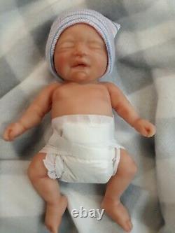 Fabriqué Aux Etats-unis 7 Micro Preemie Full Body Silicone Baby Girl Doll Madison