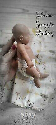 Fabriqué Aux Etats-unis 8 Micro Preemie Full Body Silicone Baby Boy Doll Cooper