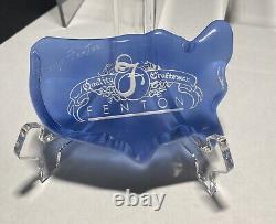 Fenton Art Glass Logo États-unis Paperweight Signé Par George Fenton Rare