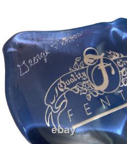 Fenton Art Glass Logo États-unis Paperweight Signé Par George Fenton Rare