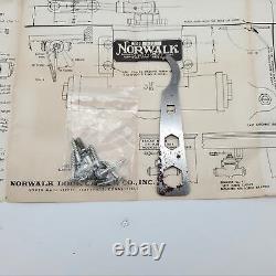Ferme-porte pour potbelly de Norwalk 352, taille 2, finition en aluminium, main droite, sans bras, fabriqué aux États-Unis