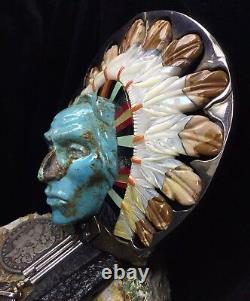 Gallery Quality, John Winston Huge Native American Sterling Bolo, 381,4 G