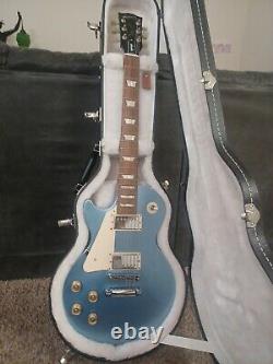 Gibson Les Paul Studio Pelham Blue Made In USA 2012 Guitare Électrique, Main Gauche